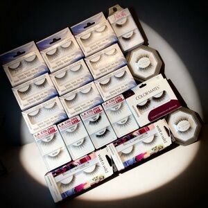 19 Assorted False Eyelashes Sets
